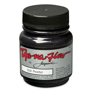 Open in modal - Jacquard Dye-Na-Flow Fabric Color - Pewter, 2.25 oz jar