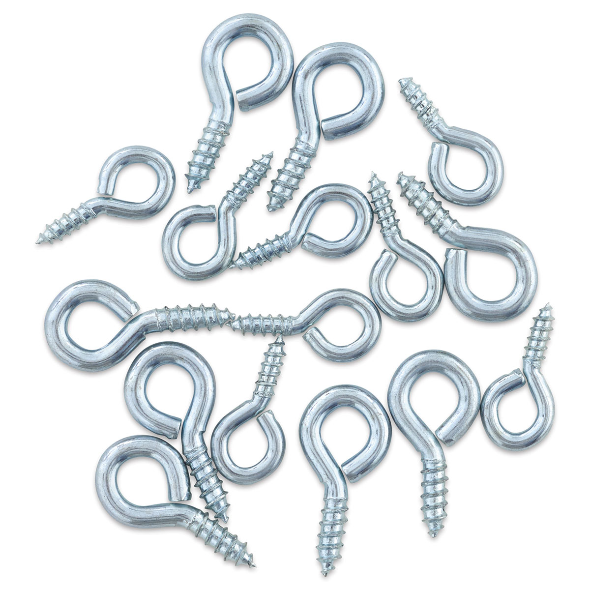 Anchor Wire Zinc Plated Hooks - 16 pack