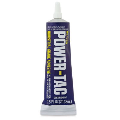Power Tac Industrial Grade Adhesive - Tube shown upright
