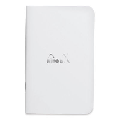 Rhodia Classic Staplebound Notebook - Ice, 4-3/4" x 3", Graph