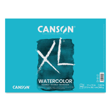 Canson XL Watercolor Pad - 11" x 15", Euro Fold, 30 Sheets