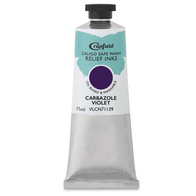 Cranfield Caligo Safe Wash Relief Ink - Carbazole Violet, 75 ml