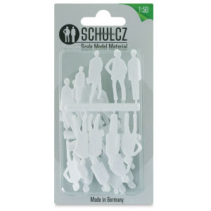 Schulcz Scale Model Figures - Silhouette, Pkg of 20, 1:50, 1/4" (front of package)