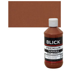 Blick Premium Grade Tempera - Burnt Sienna, 8 oz bottle
