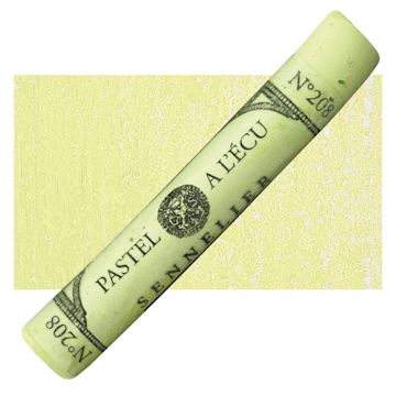 Open in modal - Sennelier Soft Pastel - Apple Green 208 pastel and swatch