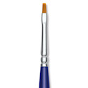 Blick Scholastic Golden Taklon Brush - Bright, Long Handle, Size 1