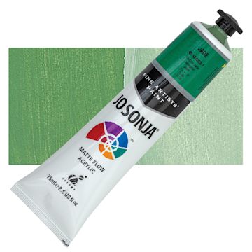 Open in modal - Jo Sonja's Artist Acrylic - Jade, 2.5 oz tube and swatch