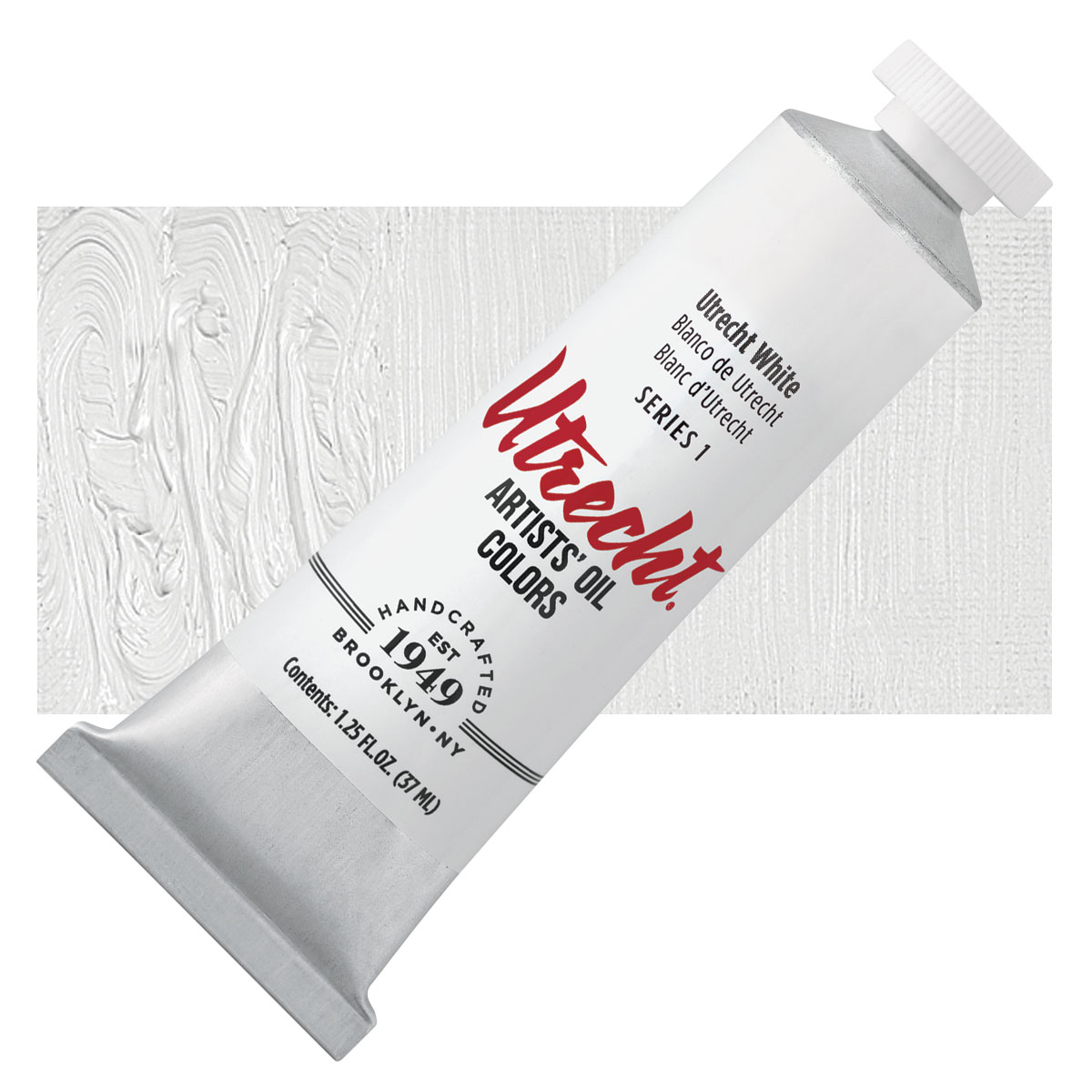 Utrecht Artists' Oil Paint - Utrecht White, 37 ml Tube