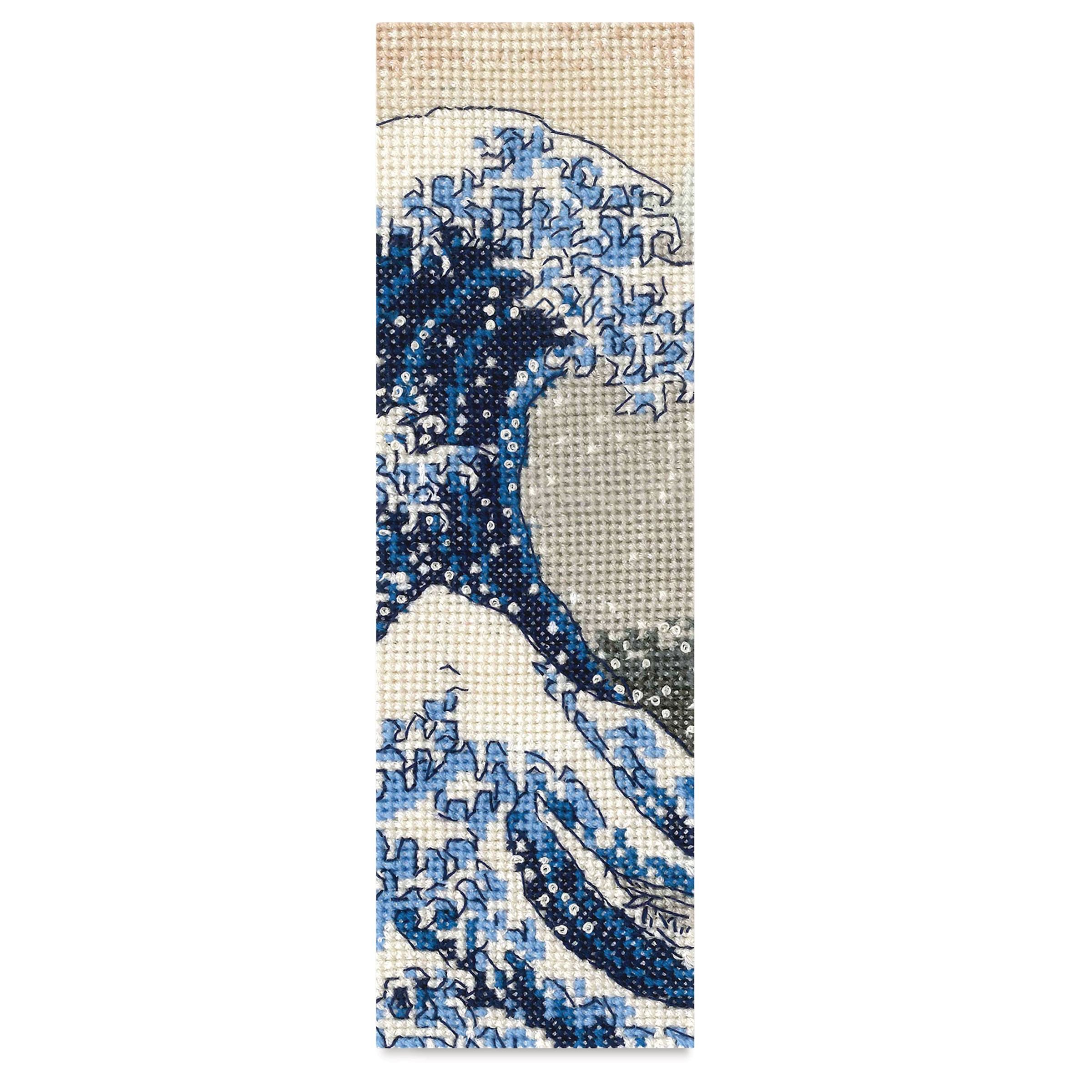 The Great Wave off Kanagawa Bookmark Counted Cross Stitch Kit – The Art of  Cross Stitch