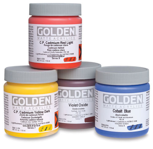 Golden Heavy Body Acrylic Paint, C.P. Cadmium Yellow Light, 16oz - The Art  Store/Commercial Art Supply