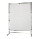 Flourish Freestanding Steel Frame MeshPanel Display Wall - with Wheels, 5 ft x 7 ft