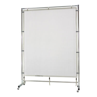 Flourish Freestanding Steel Frame MeshPanel Display Wall - with Wheels, 5 ft x 7 ft