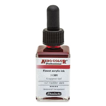 Open in modal - Schmincke Aero Color Professional Airbrush Color - 28 ml, Red Madder Dark