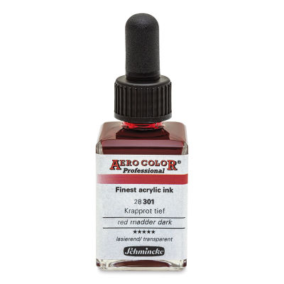 Schmincke Aero Color Professional Airbrush Color - 28 ml, Red Madder Dark