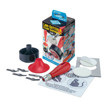 Essdee 3 In 1 Lino Cutter and Stamp Carving Kit