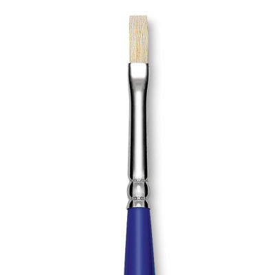 Blick Scholastic White Bristle Brush - Flat, Size 4