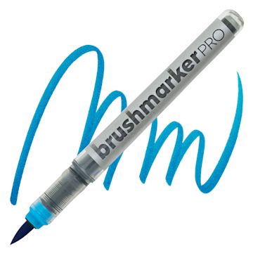 Open in modal - Karin Brushmarkers Pro Marker - Cyan marker and swatch