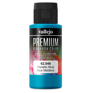 Vallejo Premium Airbrush Colors - 60 ml, Metallic Blue