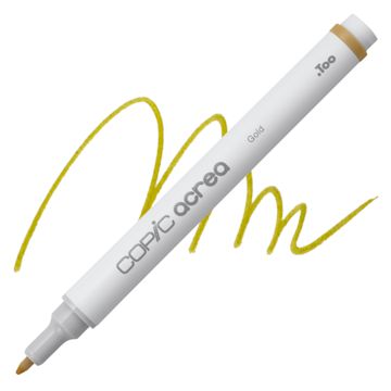Open in modal - Copic Acrea Paint Marker - Gold 005, marker swatch