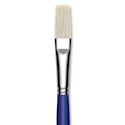 Blick Scholastic White Bristle Brush - Flat, Size 16
