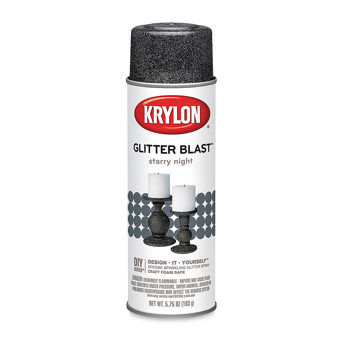 Krylon Glitter Blast Spray Paint - Starry Night, 5.75 oz can