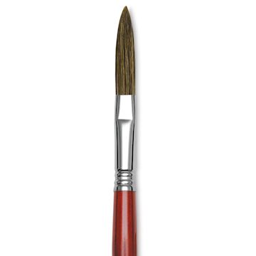 Open in modal - Escoda Light Ox Hair Script/Liner Brush - Filbert, Size 22