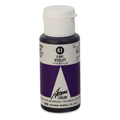Holbein Aeroflash Liquid Acrylic - 35 ml, Transparent Violet