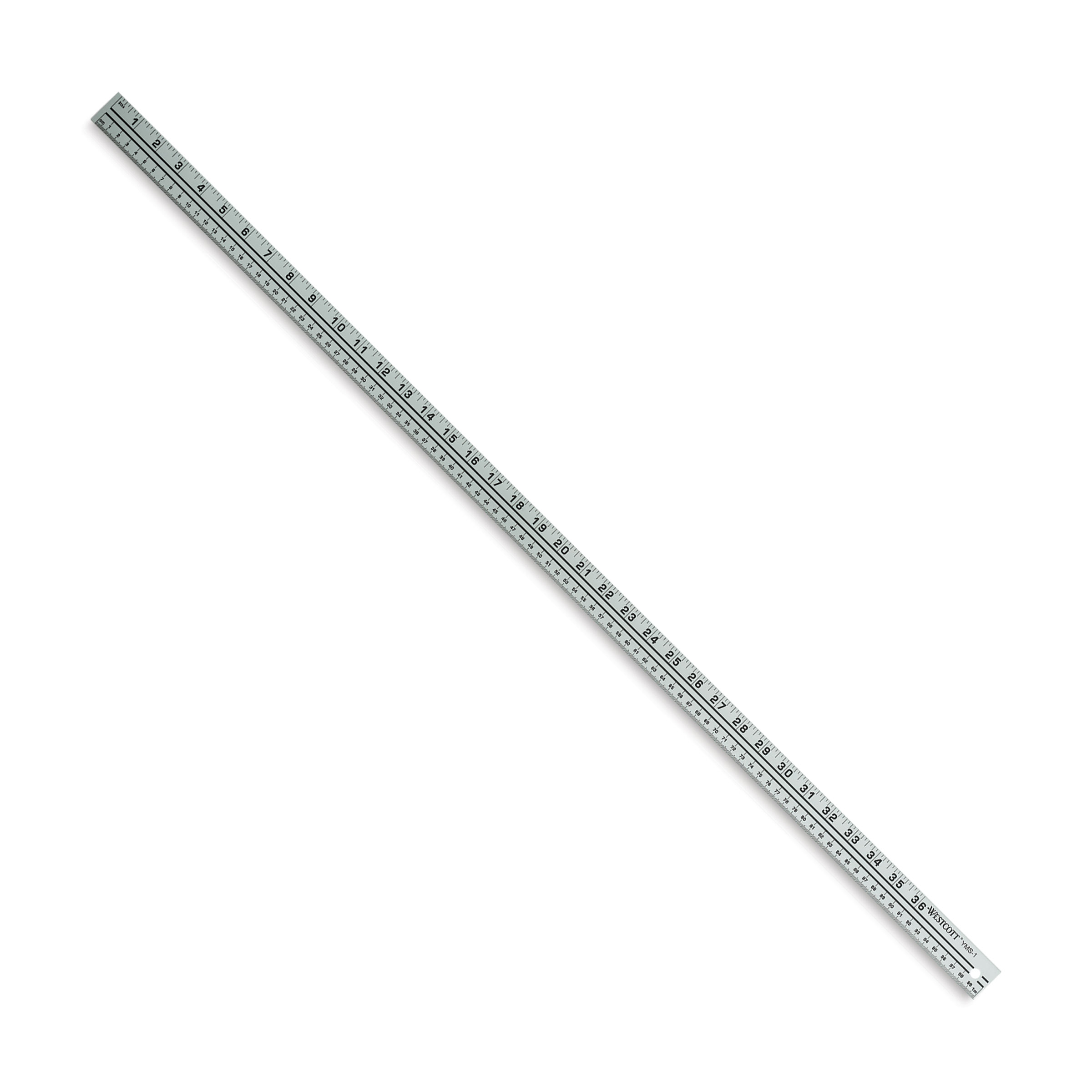36 Inch Stainless Steel Flexible Yardstick Yard Stick Metal Ruler