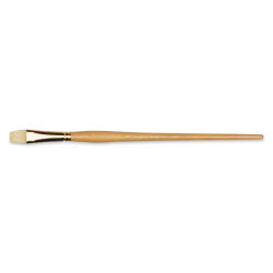 Raphael Extra White Bristle Brush - Bright, Long Handle, Size 18