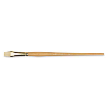 Raphaël D'Artigny Interlocked White Bristle Brush - Bright, Long Handle, Size 18