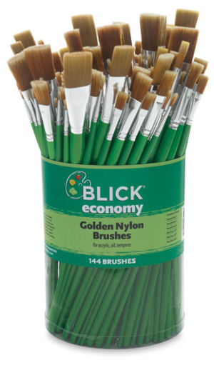 Blick Economy Golden Nylon Brush Set - Set of 144