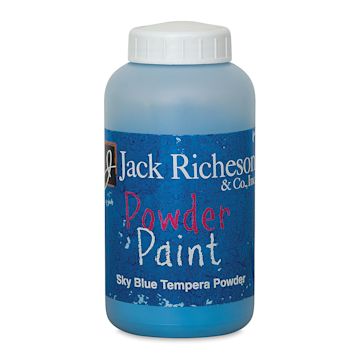 Open in modal - Richeson Powder Tempera Paint - Sky Blue, 1 lb Jar