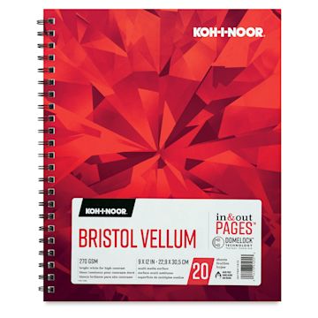 Open in modal - Koh-I-Noor Bristol Pads - Front cover of Bristol Vellum Portrait Pad