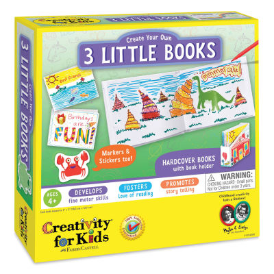 Creativity for Kids Create Your Own 3 Little Books, front of the packaging