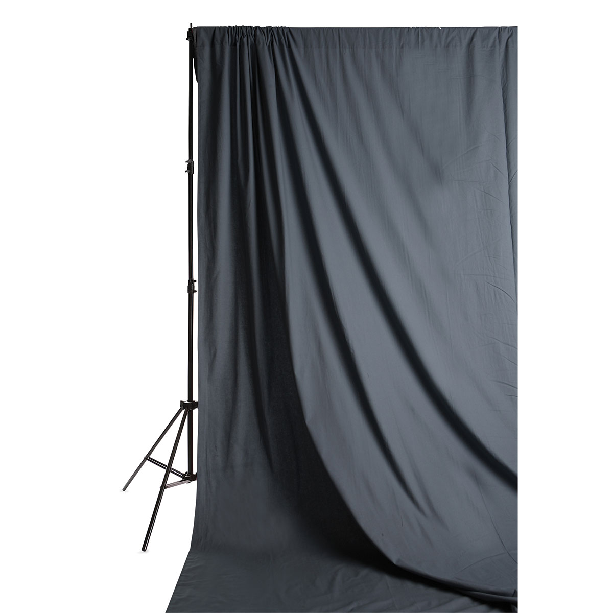 Savage Solid Muslin Backdrop - Solid Gray, 10 ft x 12 ft