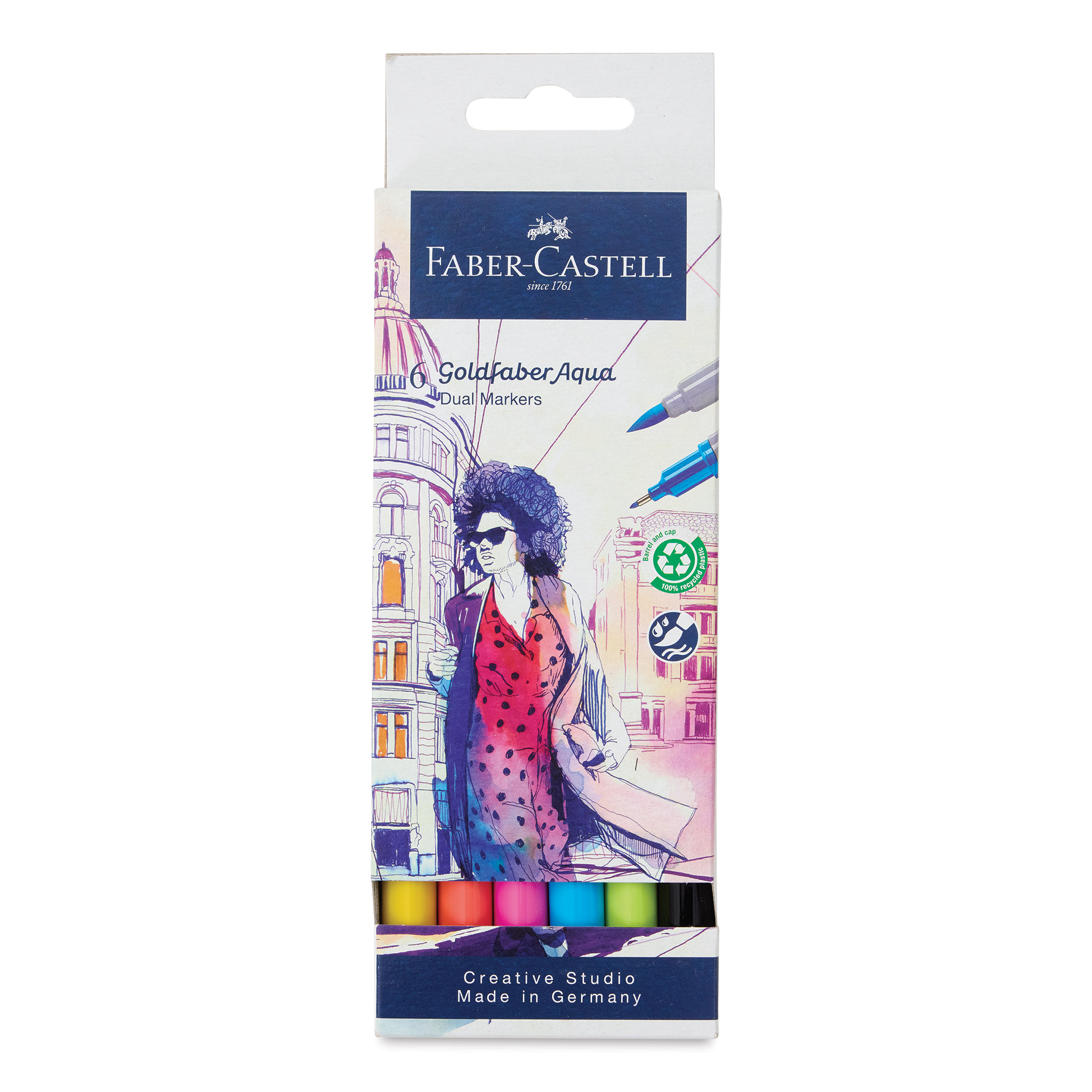 Faber-Castell 6-count Goldfaber Aqua Dual Markers Shades Of Grey in the  Craft Supplies department at