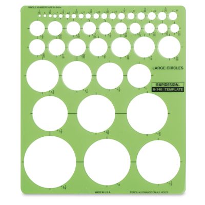 Chartpak Rapidesign Large Circle Template | BLICK Art Materials