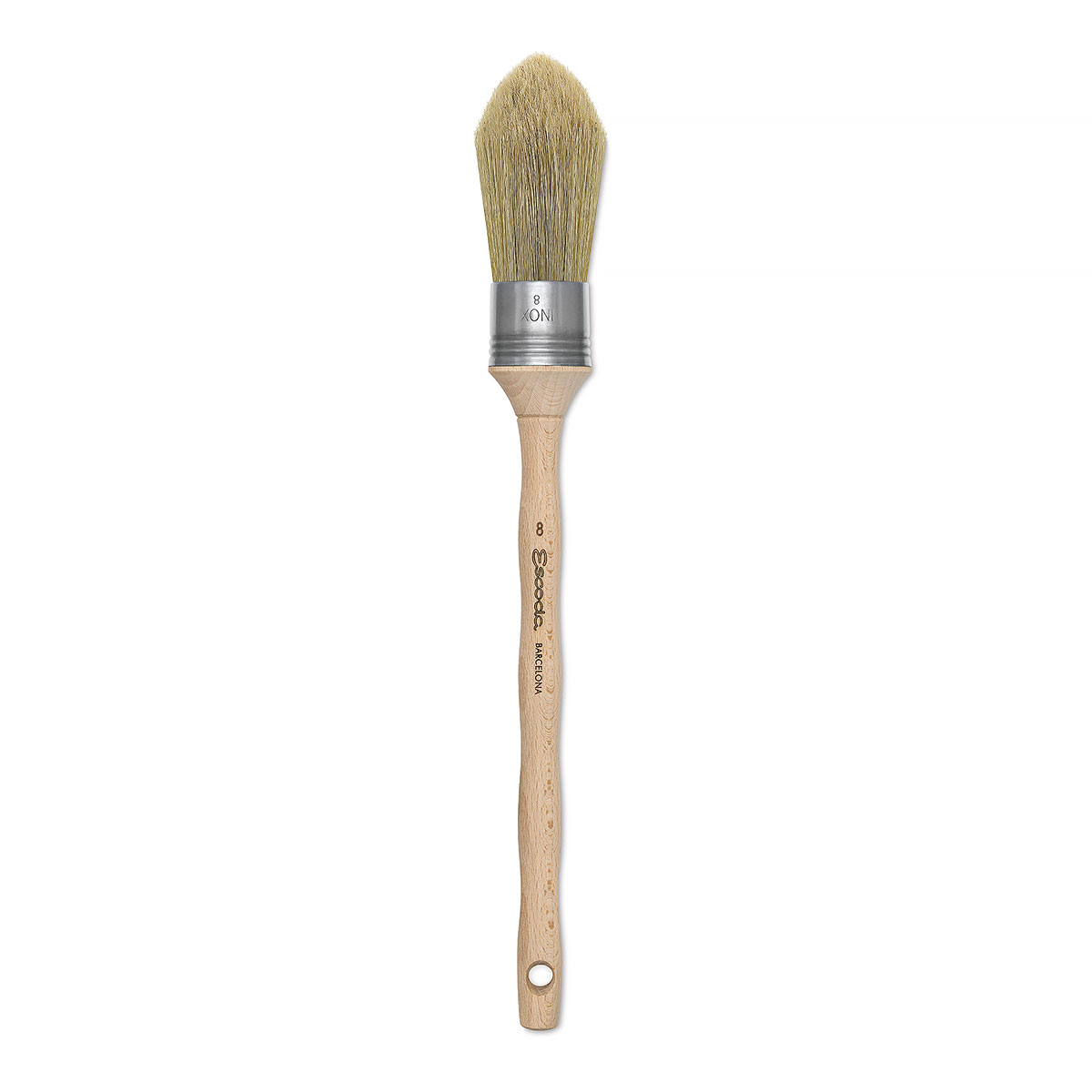 Lakeshore Natural-Bristle Paintbrushes - Set of 10