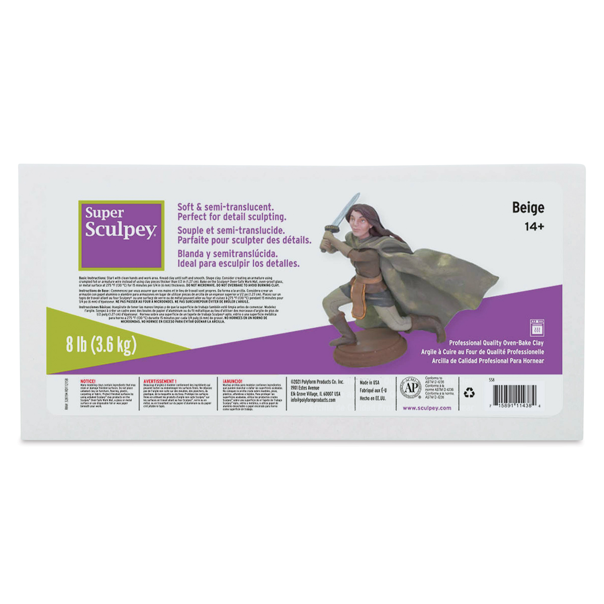 Sculpey Super Sculpturing Compound, 1 Lb