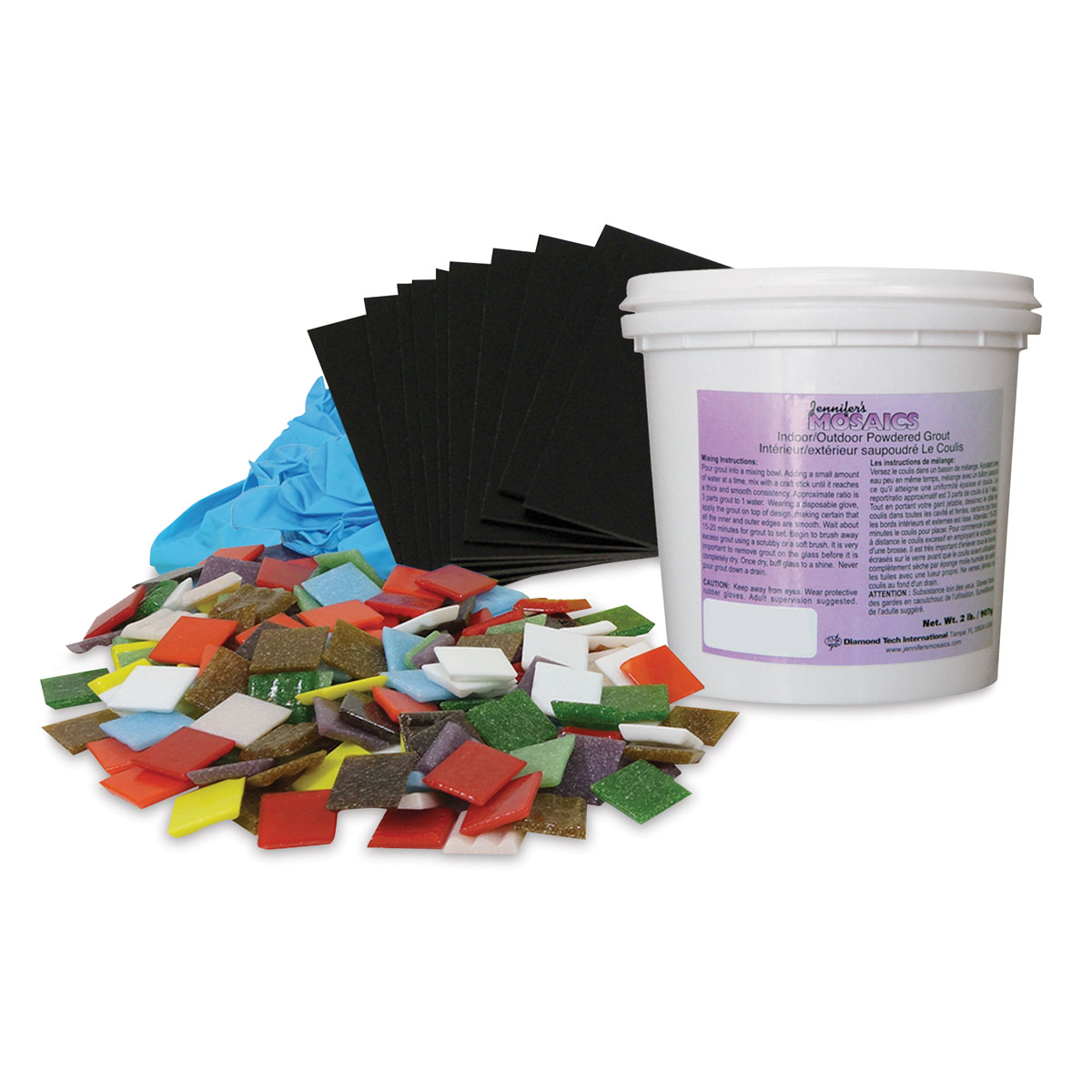 Jennifer's Mosaics Peel-N-Stick Mosaic Coaster Kit