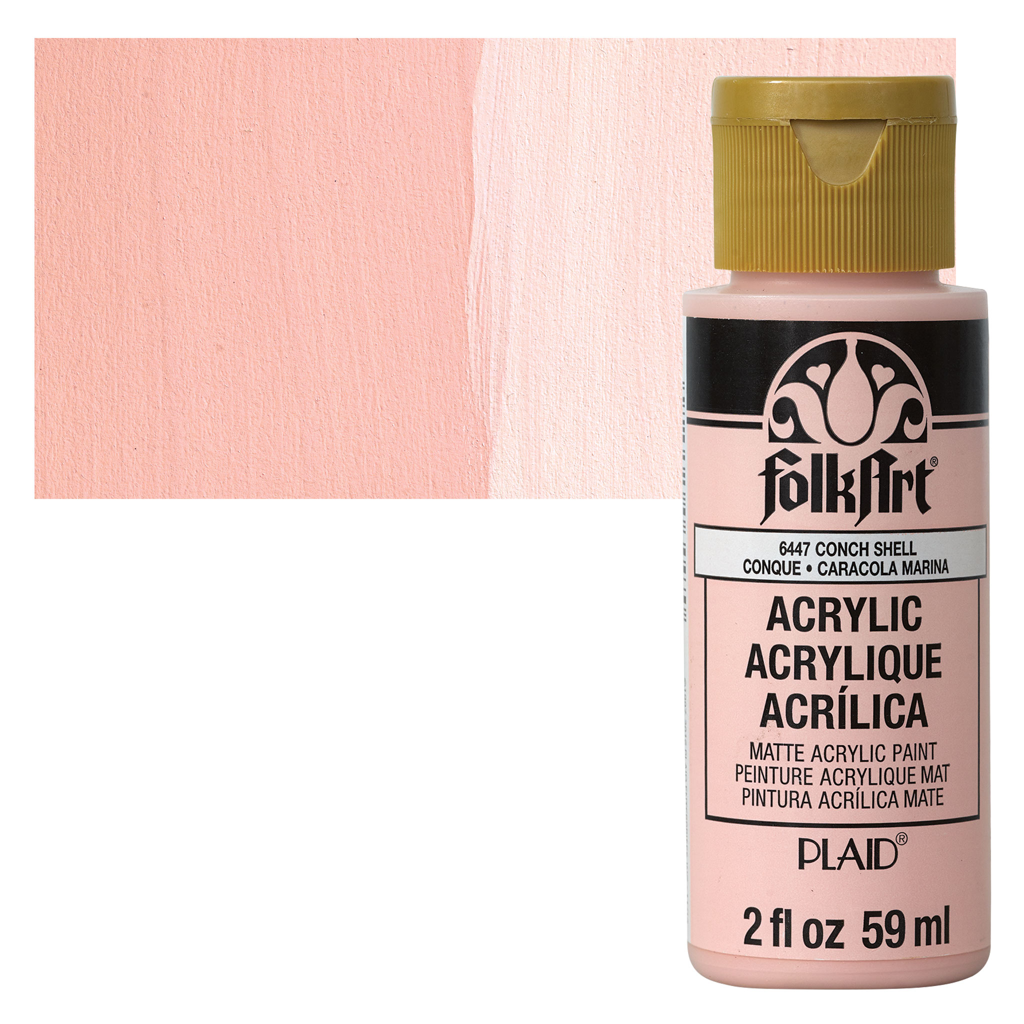 Shop Plaid FolkArt ® Acrylic Colors - Pink Melon, 2 oz. - 2547 - 2547