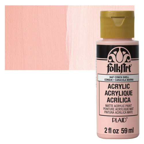 Shop Plaid FolkArt ® Acrylic Colors - Conch Shell, 2 oz. - 6447