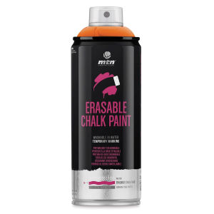 MTN Pro Erasable Chalk Spray Paint - Orange, 400 ml
