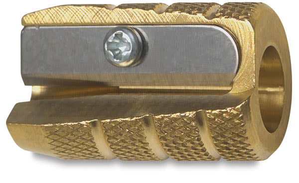 Alvin Brass Bullet Pencil Sharpener BLICK Art Materials