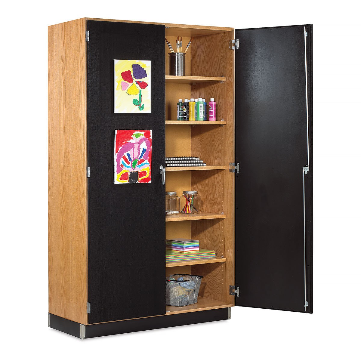 Diversified Spaces Portfolio and Canvas Storage Cabinet