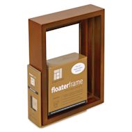 Ampersand Floaterframe - Bold, Walnut, 5" x 7", 1-1/2"