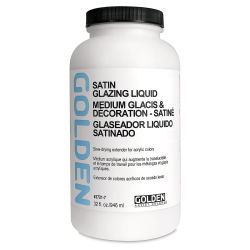 Golden Acrylic Glazing Liquid - Satin, 32 oz bottle