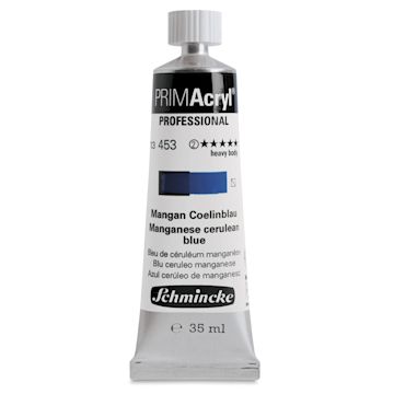 Open in modal - Schmincke Primacryl Professional Acrylic Paint - Manganese Cerulean Blue, 35 ml Tube