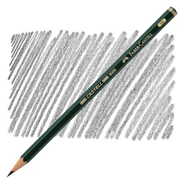 Open in modal - Faber-Castell 9000 Pencil - Graphite, 5B pencil and swatch