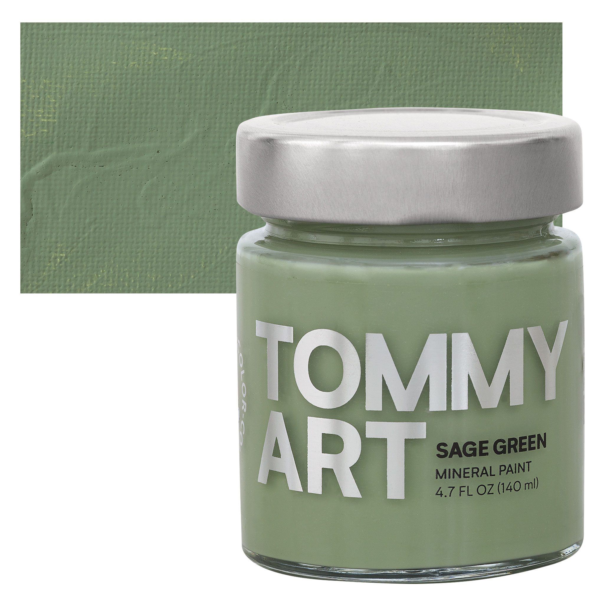 Tommy Art Color- Sage Green Mineral Paint 140ml Water-based Paint